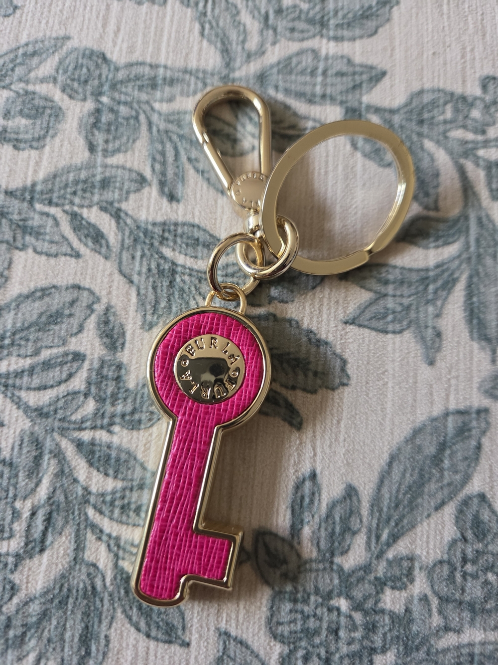 💕Furla Pink Key Charm Keyring